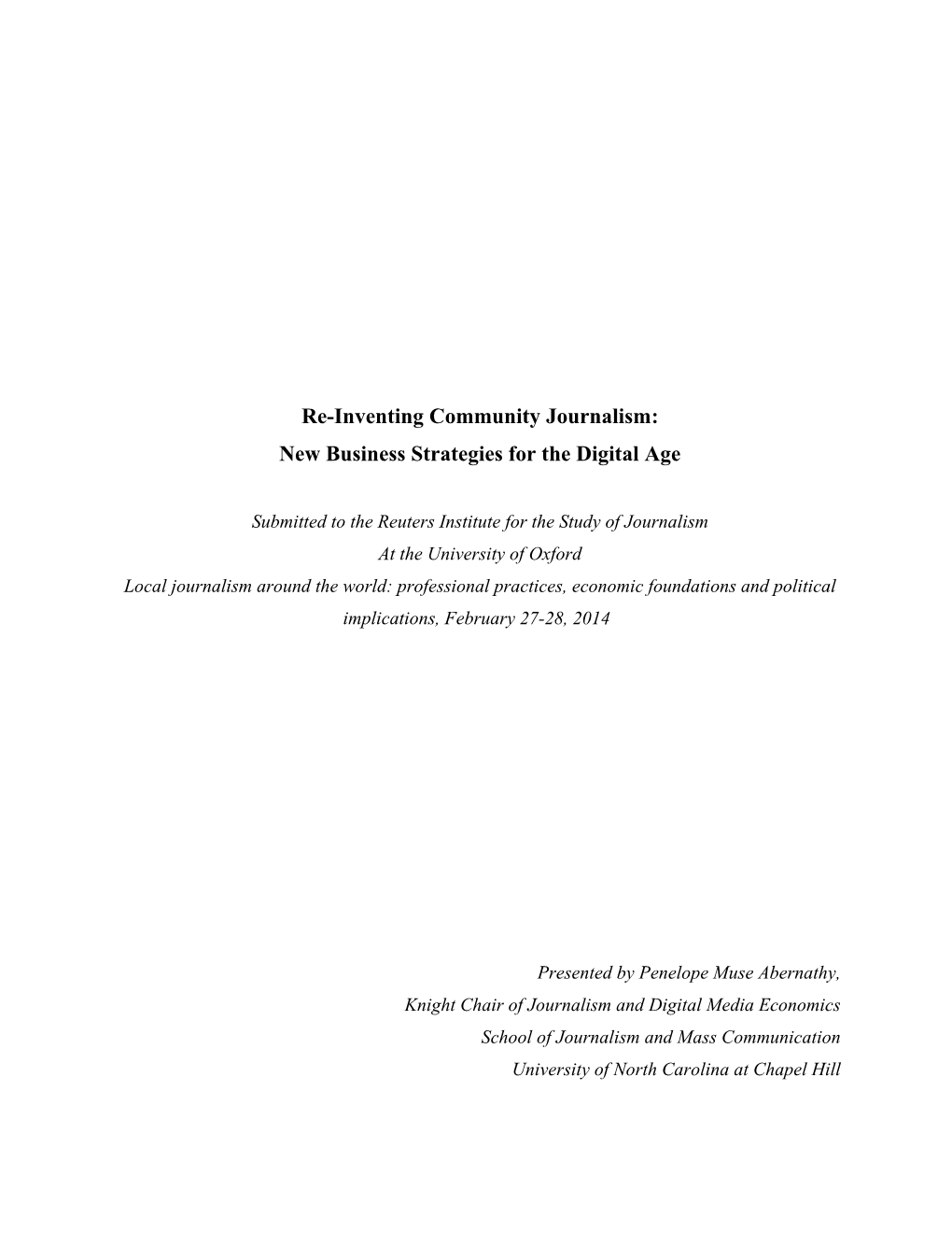 New Business Strategies for the Digital Age