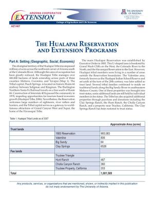 The Hualapai Reservation and Extension Programs