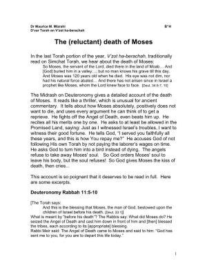 Death of Moses