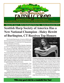 Scottish Harp Society of America Has a New National Champion