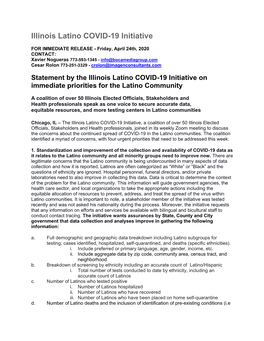 Illinois Latino COVID-19 Initiative