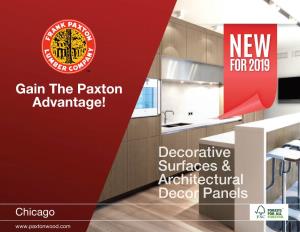 Gain the Paxton Advantage! for 2019