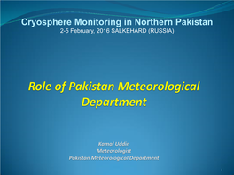 3.1.3.J-K.Uddin-Pakistan Cryospheric Activities