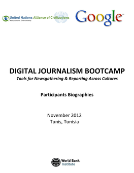 Digital Journalism Bootcamp