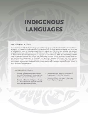 Indigenous Languages