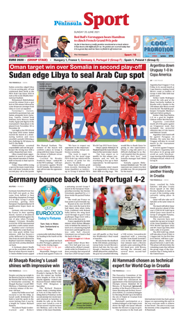 Sudan Edge Libya to Seal Arab Cup Spot