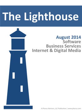 August 2014 Software Business Services Internet & Digital Media