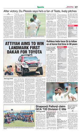 Attiyah Aims to Win Landmark First Dakar for Toyota