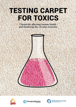 ENGLISH-DETOXING-CARPET-PATHWAYS-TO- 98 United States Environmental Protection Agency (2017) Learn About the Toxics Release In- WARDS-SAFE-AND-RECYCLABLE-CARPET.Pdf