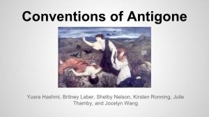 Conventions of Antigone