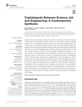 Cephalopods Between Science, Art, and Engineering: a Contemporary Synthesis