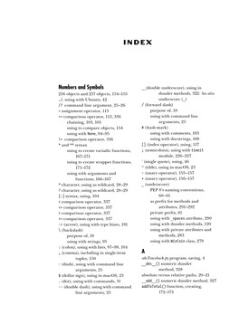 View the Index