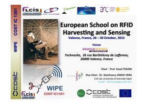 European School on RFID Harvessng and Sensing