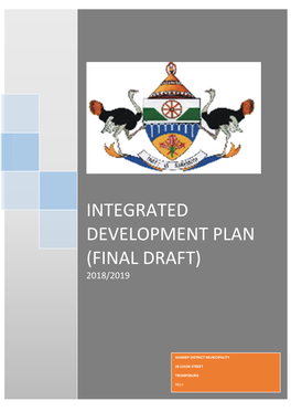 Integrated Development Plan (Final Draft) 2018/2019