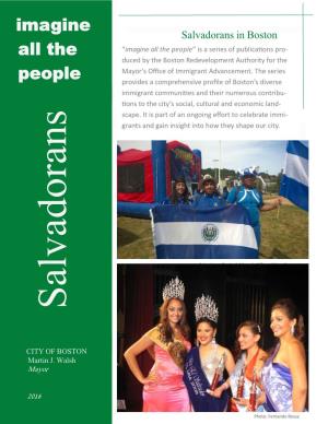 Imagine All the People: Salvadorans in Boston