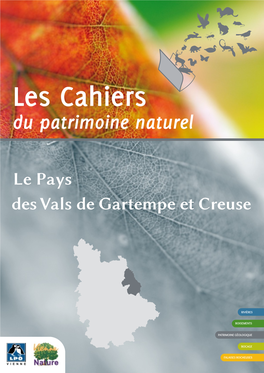 Cahier Du Patrimoine Naturel Du Pays Des Vals De Gartempe Et Creuse