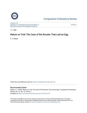 Nature on Trial: the Case of the Rooster That Laid an Egg