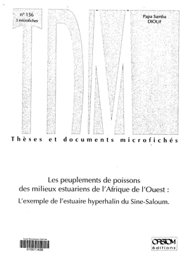 Les Peuplements De Poissons Des Milieux Estuariens De L'afrique De L