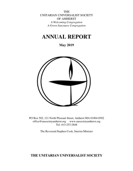 UUSA Annual Report from the Board