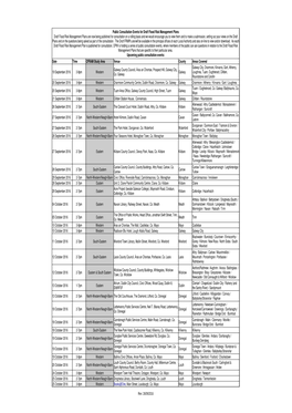 Plans PCD-Schedule 19 Sept Onwards