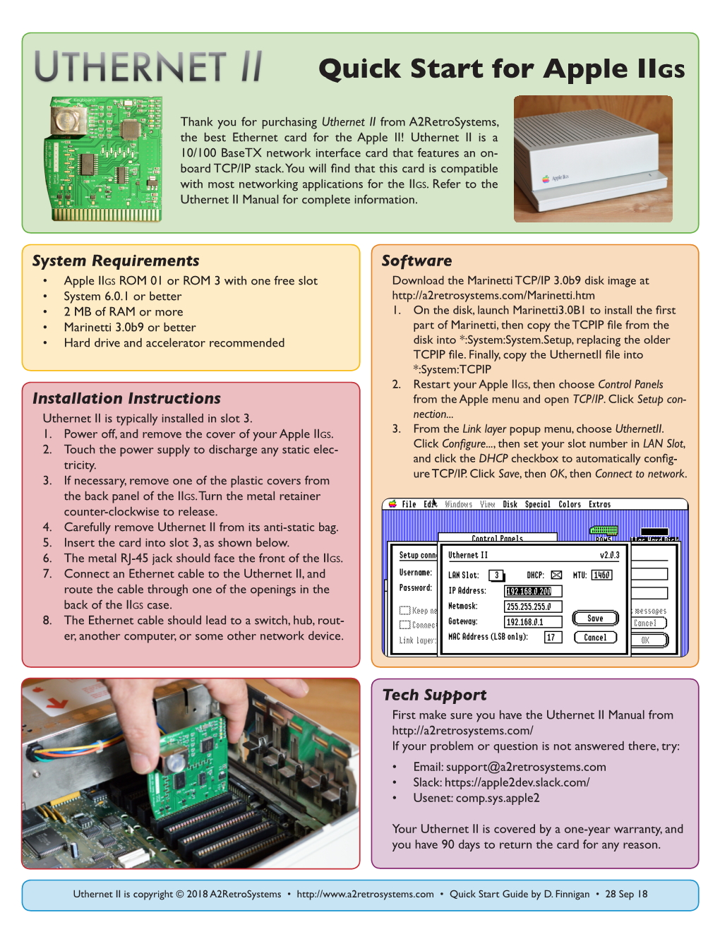 Quick Start for Apple Iigs