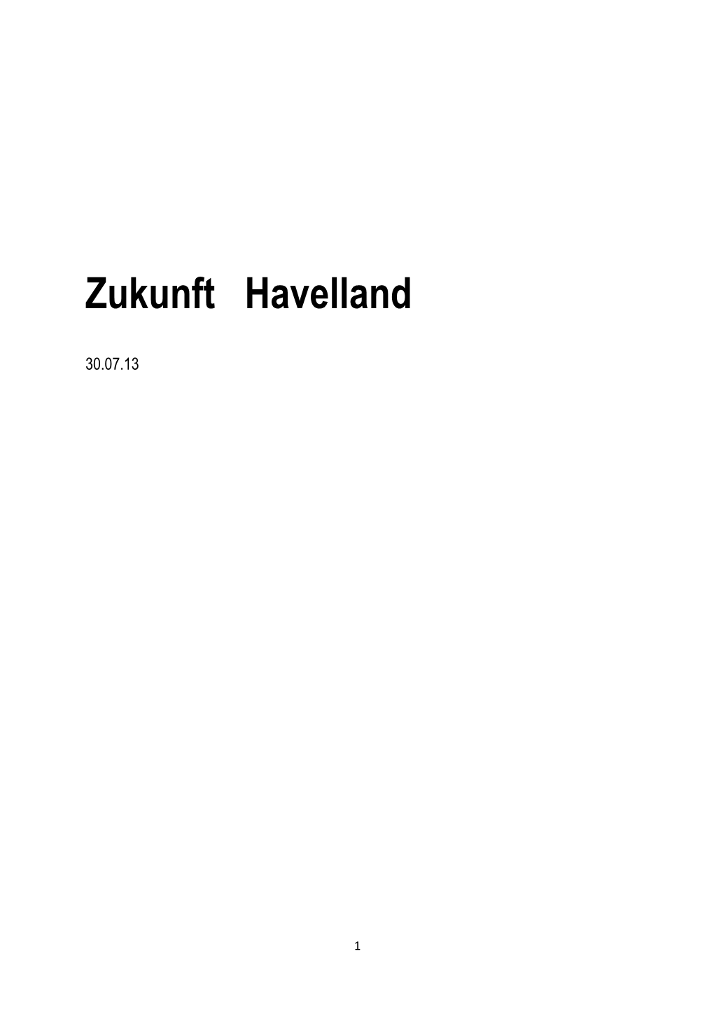 Havelland 2030