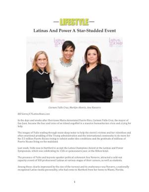 Latinas and Power a Star-Studded Event