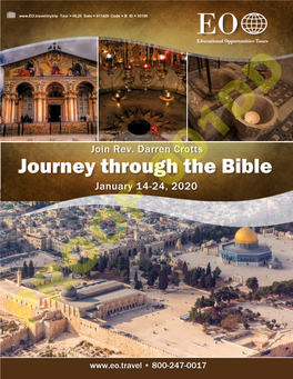 Journey Through the Bible January 14-24, 001DD2020
