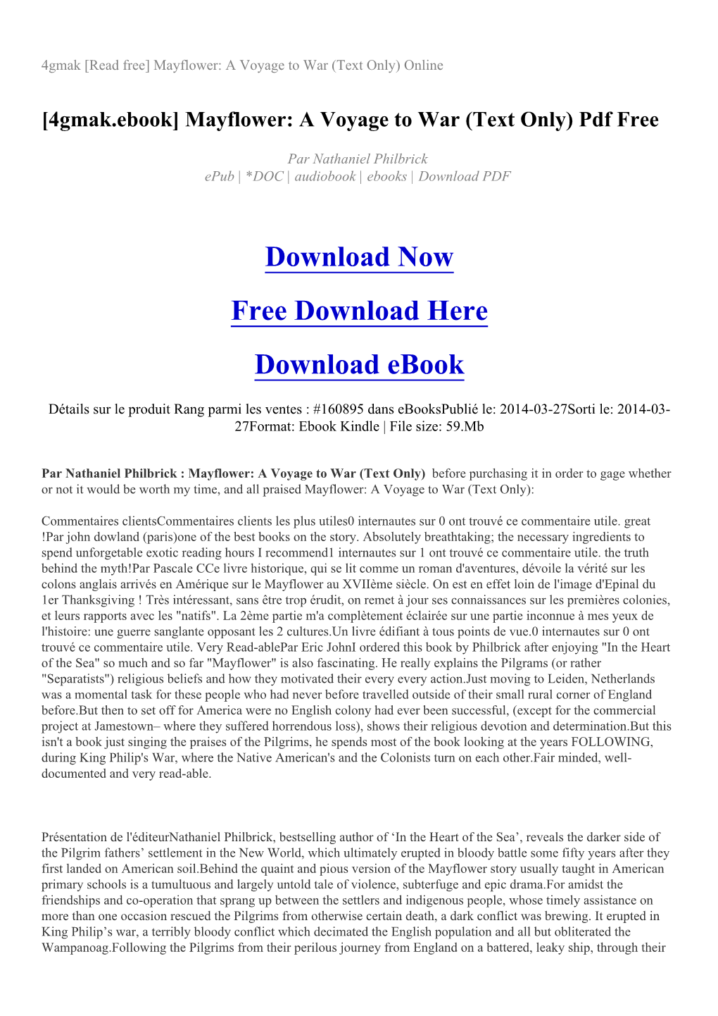 4Gmak [Read Free] Mayflower: a Voyage to War (Text Only) Online