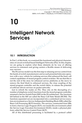 Intelligent Network Services
