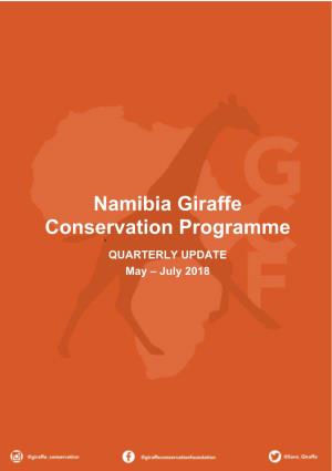 Namibia Giraffe Conservation Programme