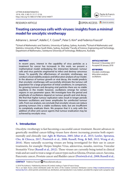 Treating Cancerous Cells with Viruses: Insights from a Minimal Model for Oncolytic Virotherapy