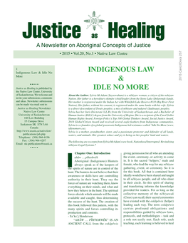 Indigenous Law & Idle No More