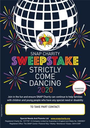 Strictly Come Dancing 2020 Is an Easy and Fun Way to Help Raise Money for SNAP Jason Bell