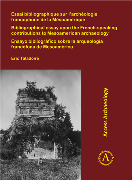 Essai Bibliographique Sur L'archéologie Francophone De La