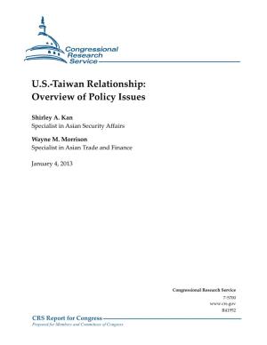 US-Taiwan Relationship