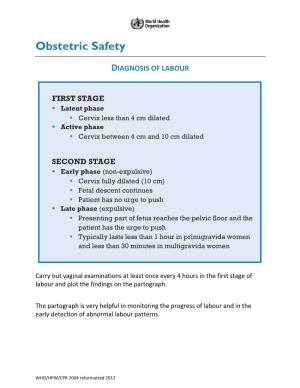 Obstetric Safety