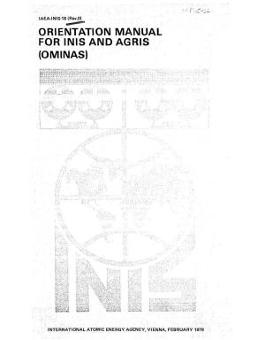 Orientation Manual for Inis and Agris (Ominas)