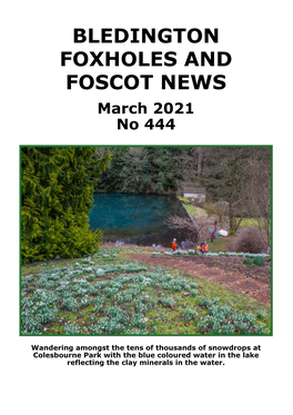 BLEDINGTON FOXHOLES and FOSCOT NEWS March 2021 No 444
