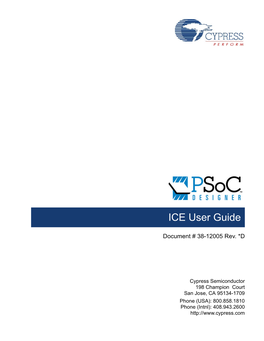 ICE User Guide
