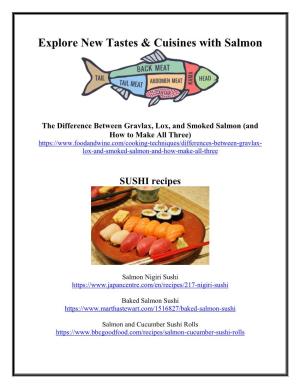 Explore New Tastes & Cuisines with Salmon