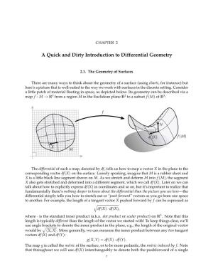 A Quick and Dirty Introduction to Differential Geometry