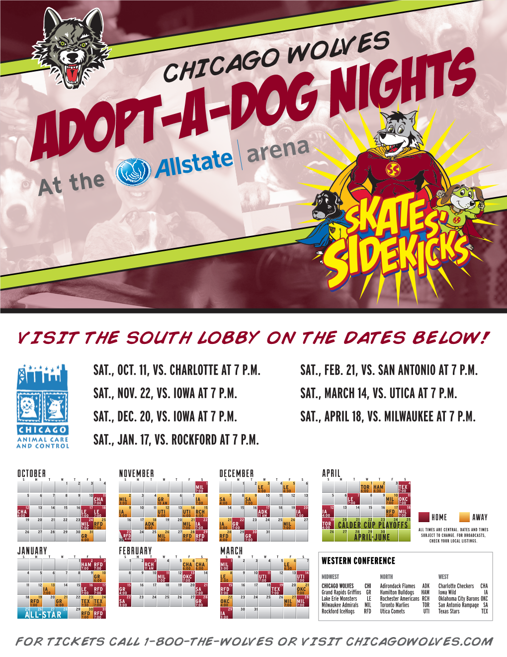 CHICAGO WOLVES ADOPT-A-DOG NIGHTS at The
