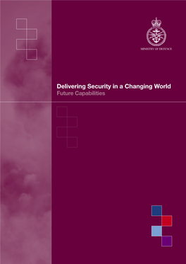 Delivering Security in a Changing World Future Capabilities