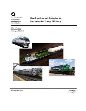Best Practices and Strategies for Improving Rail Energy Efficiency