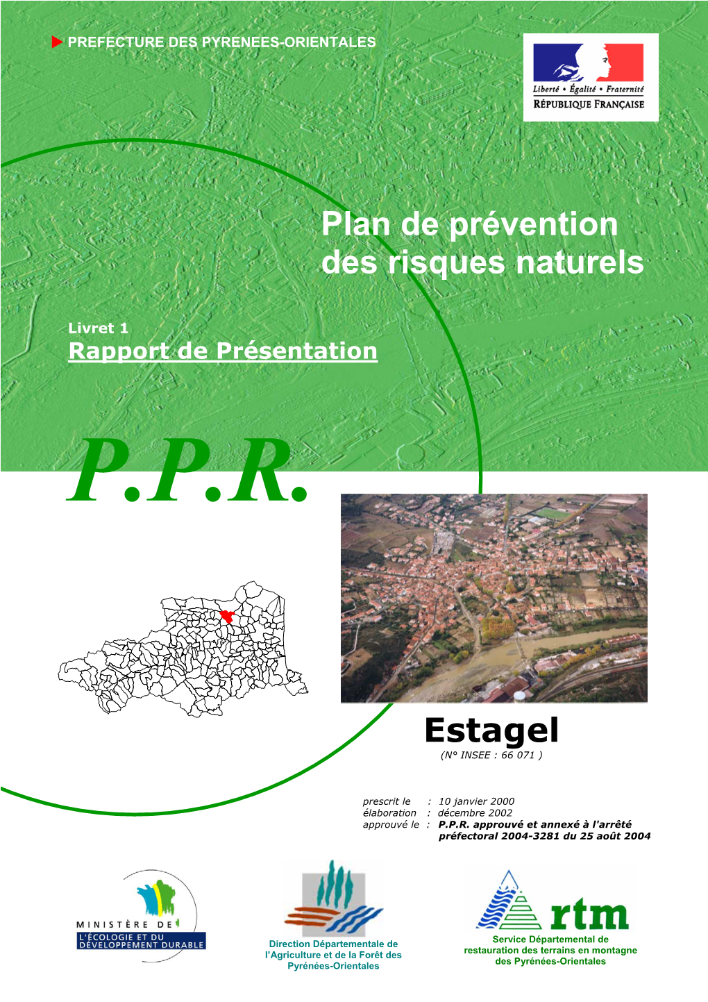 Plan De Prévention Des Risques Naturels Estagel