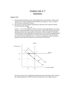 Problem Set # 7 Solutions