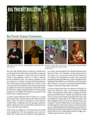 Big Thicket Bulletin, Issue