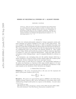 Series of Reciprocal Powers of K-Almost Primes