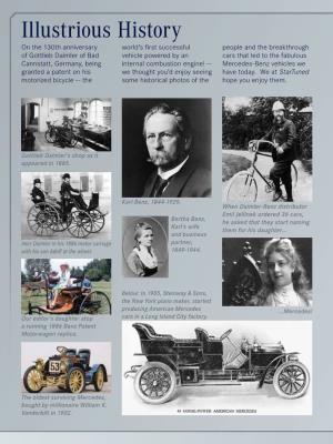 Mercedes-Benz Illustrious History